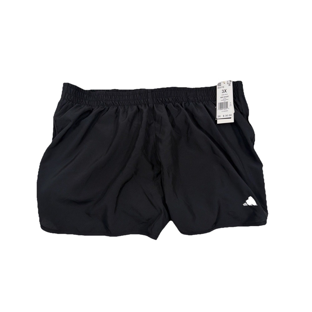 Adidas Women's 3XL M20 Running Shorts Black Summer Athletic Plus Size